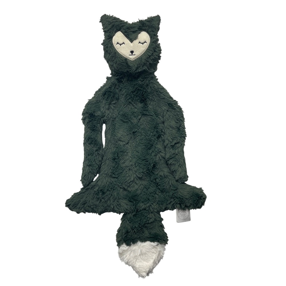 Slumberkins Snuggler Green Fox Plush‎ Toy Lovey Lovie Security Blanket